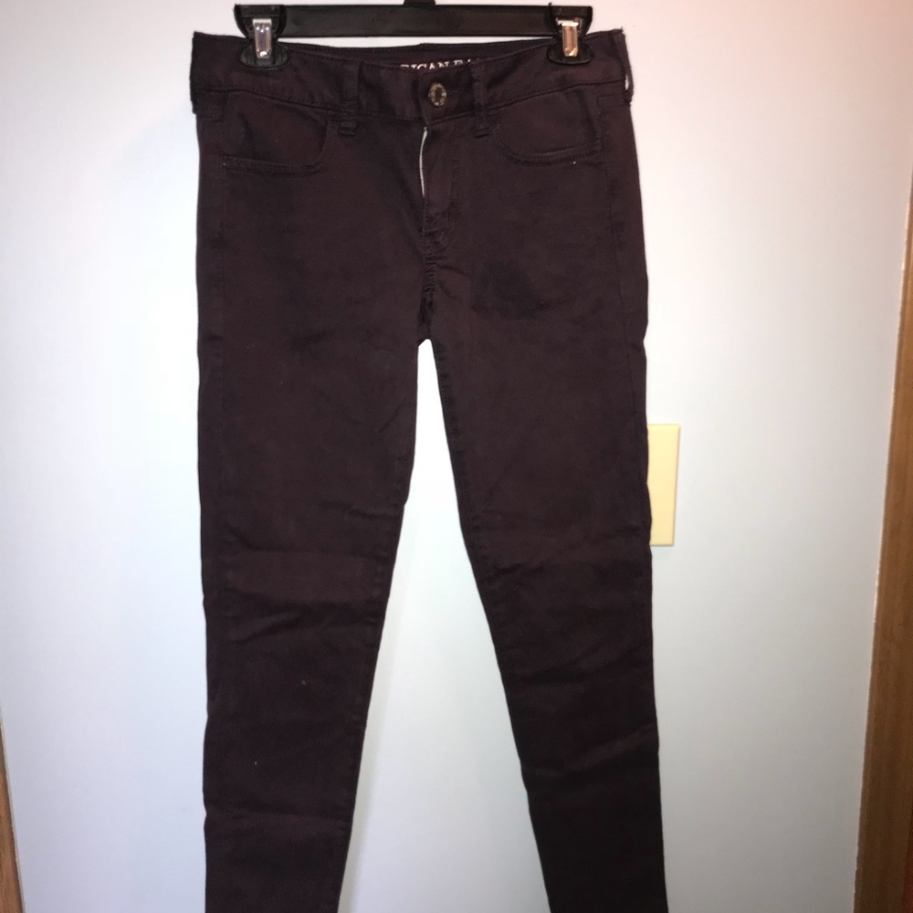 american eagle colored skinny jean